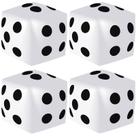 Brinquedo de jogo de PVC Mototo de 8 peças de dados infláveis de 32 cm Brinquedo de jogo de PVC Mototo de 8 peças de dados infláveis de 32 cm