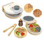 Brinquedo De Madeira Kit Waffle Comidinhas - New Art Toys
