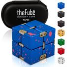 Brinquedo de mesa Fidget PILPOC TheFube Infinity Cube Alumínio Azul Rosa
