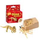 Brinquedo de mineração de espécimes de cristal natural artesanal diy infantil pedra dinasou