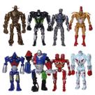 Brinquedo de minibonecos Cake Topper MC TTL Real Steel, 8 peças