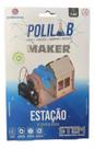 Brinquedo De Montar Científico Polilab Linha Maker Polibrinq