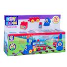 Brinquedo de Montar Cotti Block Trenzinho 20 Peças com Adesivos para Colar Cotiplas - 2353