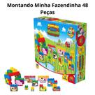 Brinquedo de Montar Lego Montando Minha Fazendinha - GGB