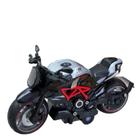 Brinquedo de motocicleta Augusta Alloy Inertia com janela que pode ser aberta