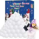 Brinquedo de neve artificial macio Snow Fake Balls Homiar, pacote com 100 unidades