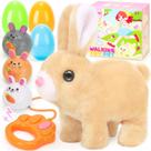 Brinquedo de Páscoa Plush Bunny CatchCute Interactive com sons para crianças