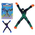 Brinquedo de pegadinha Arremesse o Boneco Ninja Gruda Na Parede Desce Até o Chão - Art Brink