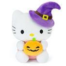 Brinquedo de pelúcia Ahlsense Halloween Pumpkin Cat 18 cm roxo