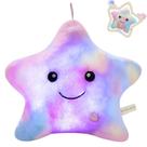 Brinquedo de pelúcia Almofada KAHEAUM Twinkle Star LED Light Up