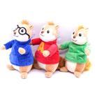 Brinquedo de pelúcia Alvins And Chipmunks 18 cm 600 g 3 unidades/lote Brinquedo de pelúcia Alvins And Chipmunks 18 cm 600 g 3 unidades/lote