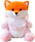 Brinquedo de pelúcia animal fofo disfarçado de unicórnio bicho de pelúcia raposa panda pinguim porco ovelha boneca, brinquedos para bebé