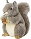Brinquedo de pelúcia Aurora Miyoni Grey Squirrel 25,5 cm da Born Pretty