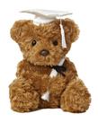 Brinquedo de pelúcia Aurora World Graduation 8.5 Wagner Bear com boné