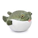 Brinquedo de pelúcia, baiacu, peixe, peixe, 18 cm, verde para crianças