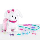 Brinquedo de pelúcia Barbie Walk & Wag Puppy com acessórios