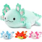 Brinquedo de pelúcia BENINY Axolotl Mint 60 cm com 3 axolotl para bebês recheados