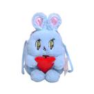 Brinquedo de pelúcia Big Eye Rabbit Sitting Blue 24 cm