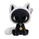 Brinquedo de pelúcia Black Cat Doll, bicho de pelúcia, 25 cm, desenho animado macio