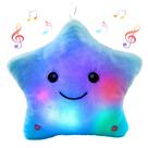 Brinquedo de pelúcia BSTAOFY Twinkle Star Lullaby azul claro 33 cm