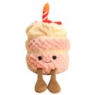 Brinquedo de pelúcia Cartoon Cake Doll, morango macio, recheado, 28 cm