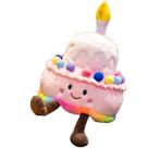 Brinquedo de pelúcia Cartoon Cake Doll Soft Stuffed Singing Birthday