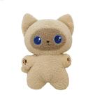 Brinquedo de pelúcia Cartoon Cat Stuffed Kitty de olhos azuis 40 cm