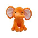 Brinquedo de pelúcia Cartoon Orange Elephant 25 cm em algodão e pelúcia Brinquedo de pelúcia Cartoon Orange Elephant 25 cm em algodão e pelúcia