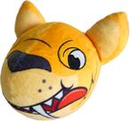 Brinquedo de pelúcia ChuckleHeadz Sabre Tooth Cat com sons para crianças