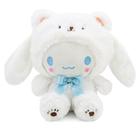 Brinquedo de pelúcia COAQAC Kawaii Cartoon White Bear Crossdressing Brinquedo de pelúcia COAQAC Kawaii Cartoon White Bear Crossdressing