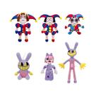 Brinquedo De Pelúcia Coelho De Circo Em Estilo Cartoon, Boneco De Anime Pomni Jax, Presente De Natal Brinquedo De Pelúcia Coelho De Circo Em Estilo Cartoon, Boneco De Anime Pomni Jax, Presente De Natal