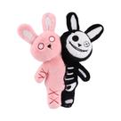 Brinquedo De Pelúcia De Coelho Caveira De Duas Cabeças Para O Halloween Infantil, Presente Criativo