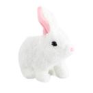 Brinquedo de pelúcia de coelho inteligente de simulação elétrica infantil será chamado de caminhada