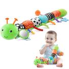 Brinquedo de pelúcia de desenvolvimento AWOTOY Musical Caterpillar 0-12M