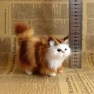 Brinquedo De Pelúcia De Gato Fofo E Macio, Modelo Realista De Gatinho Para Crianças, Presente De