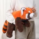 Brinquedo de pelúcia de pelúcia Labauxite Red Panda para dormir 65 cm
