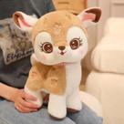 Brinquedo De Pelúcia De Rena De Natal Em Estilo Cartoon, 15-40cm, Almofada De Cervo Sika, Decoração