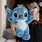 Brinquedo De Pelúcia Disney Stitch De 25cm Em Posição De Combate, Presente Fofo De Aniversário E