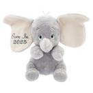 Brinquedo de pelúcia Disney Store Dumbo 'Born in 2025' para bebês
