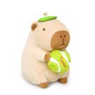 Brinquedo de pelúcia Ditucu Cute Tennis Capivara para crianças bege de 25 cm Brinquedo de pelúcia Ditucu Cute Tennis Capivara para crianças bege de 25 cm