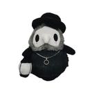 Brinquedo de pelúcia Doctor Schnabel Cartoon rosa branco 20cm