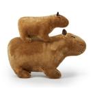 Brinquedo de pelúcia EVOLVEOVER Capybara para animais de pelúcia de 20 cm e 30 cm, 2 unidades