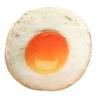 Brinquedo de pelúcia Fried Egg Soft Recheado Desenho Animado 40cm