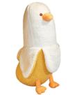 Brinquedo de pelúcia GailiMaiya Banana Duck 70 cm de bicho de pelúcia branco
