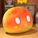 Brinquedo de pelúcia Genshin Slime Monster de 11,8” Boneca de pelúcia Genshin Impact Plushie Travesseiro macio adereços de cosplay para fãs de jogos Decoração de lembrancinhas de festa Presente de aniversário (fogo)