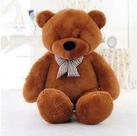 Brinquedo de pelúcia gigante de algodão macio Teddy Bear, recheado de 100 cm, marrom