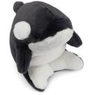 Brinquedo de pelúcia GUND Flynn Orca Whale 25 cm preto/branco por mais de 1 ano