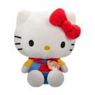 Brinquedo de pelúcia Hello Kitty Série 1 com capuz moderno de 20 cm Brinquedo de pelúcia Hello Kitty Série 1 com capuz moderno de 20 cm
