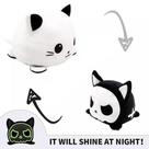 Brinquedo de pelúcia Hmwy de dupla face Cat Gato Unicorn Flip 20cm