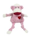Brinquedo de Pelúcia HuggleHounds Knottie Macaco Rosa Grande